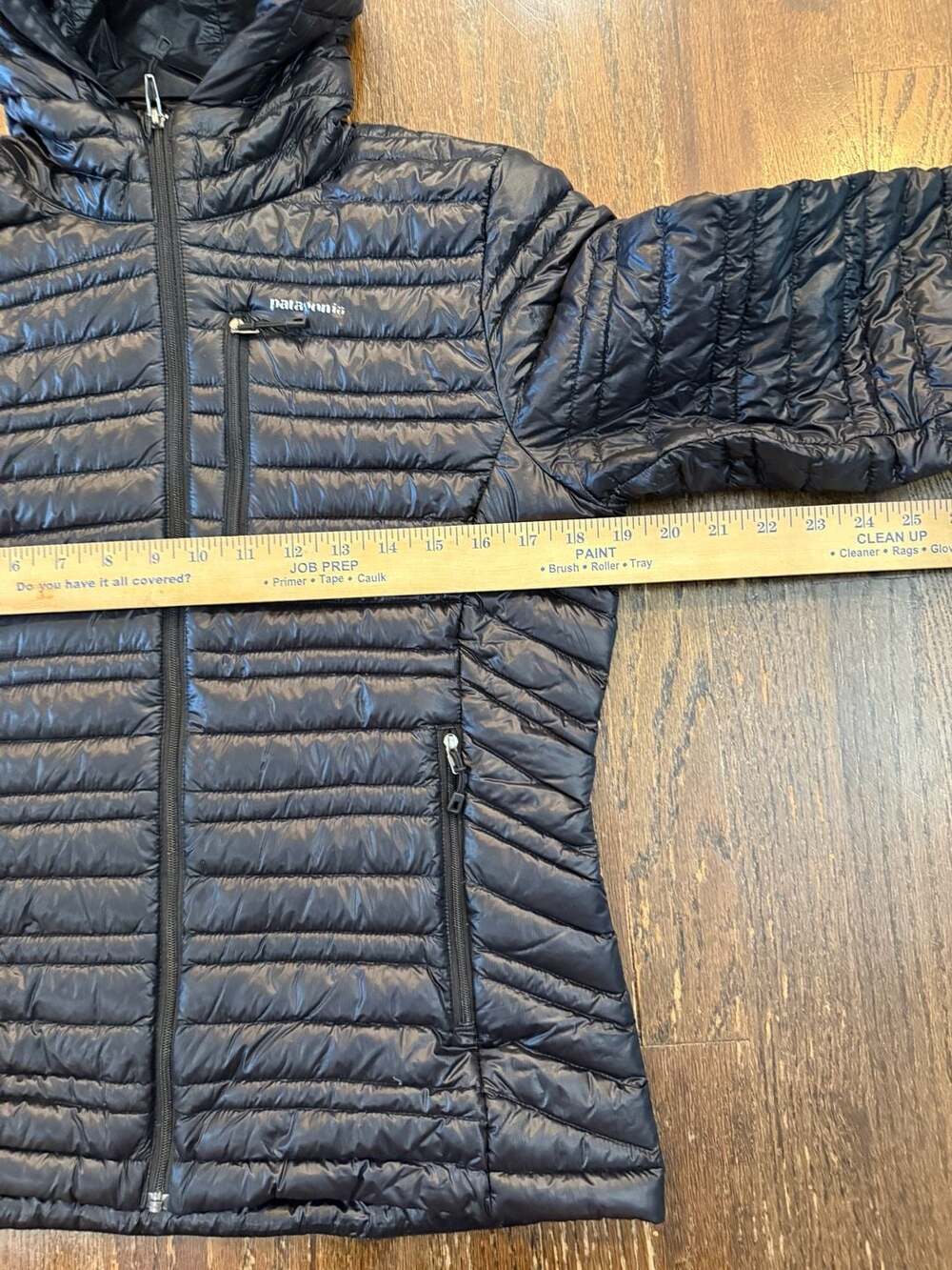 Patagonia Women's Down Hooded Jacket Black Size Small - Picture 4 of 5
